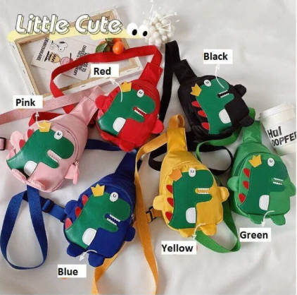 50% OFF Children School Fashion Messenger Bags Casual Cute Animal Printing Sling Chest Bags for kids