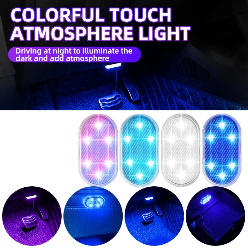 65% OFF Car LED Lights/Stickers-Lights Wireless Interior Light Auto Roof Ceiling Reading Lamps USB Charging