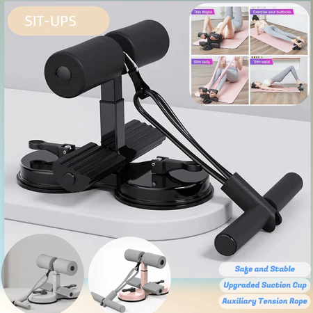62% OFF Sit ups assistant Home Gym Double Suction Sit Up Bar exercise equipment abs workout set up