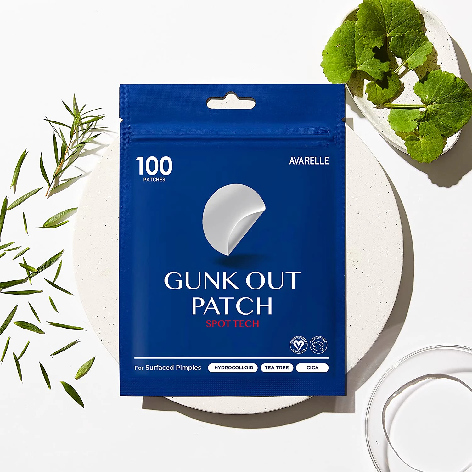 51% OFF [AVARELLE] Gunk Out Patch(100 Patches)Pimple Cover Patches for Blemishes