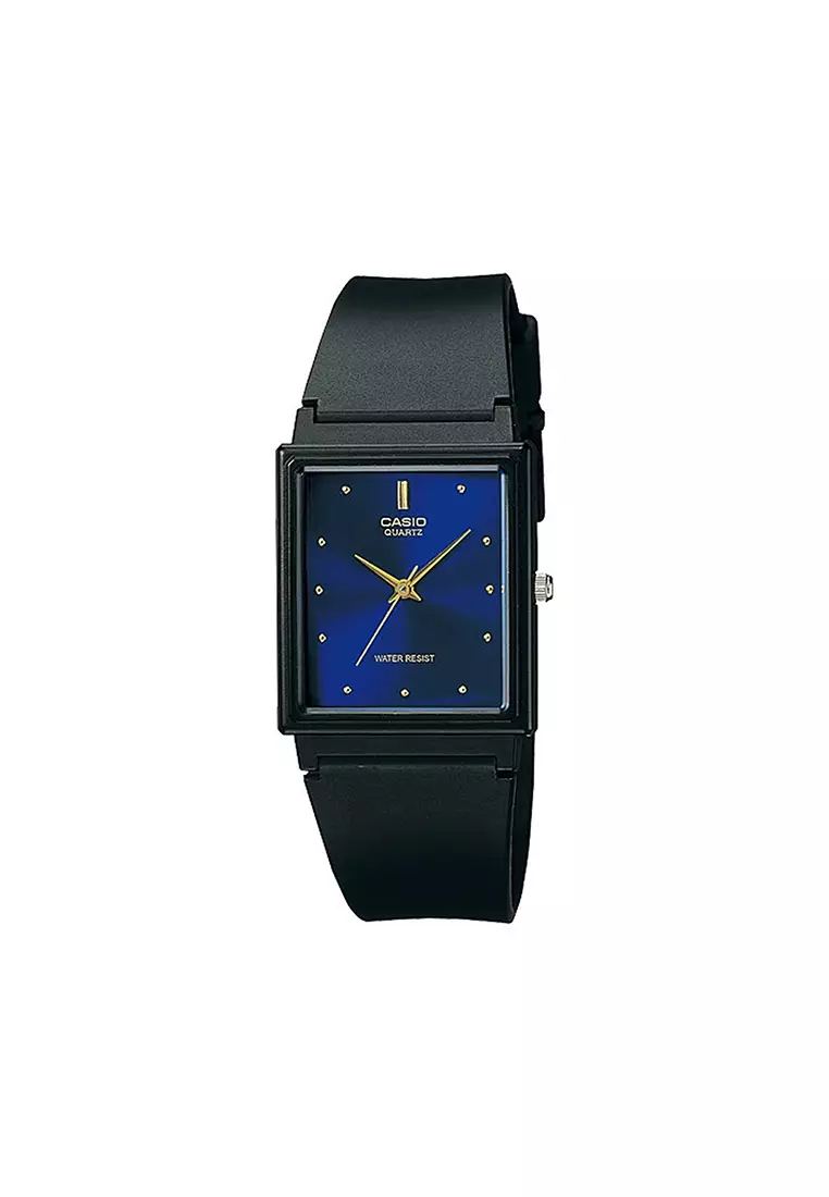 55% OFF Men's Analog Watch MQ-38-2A Blue dial with Black Resin Band Watch for men