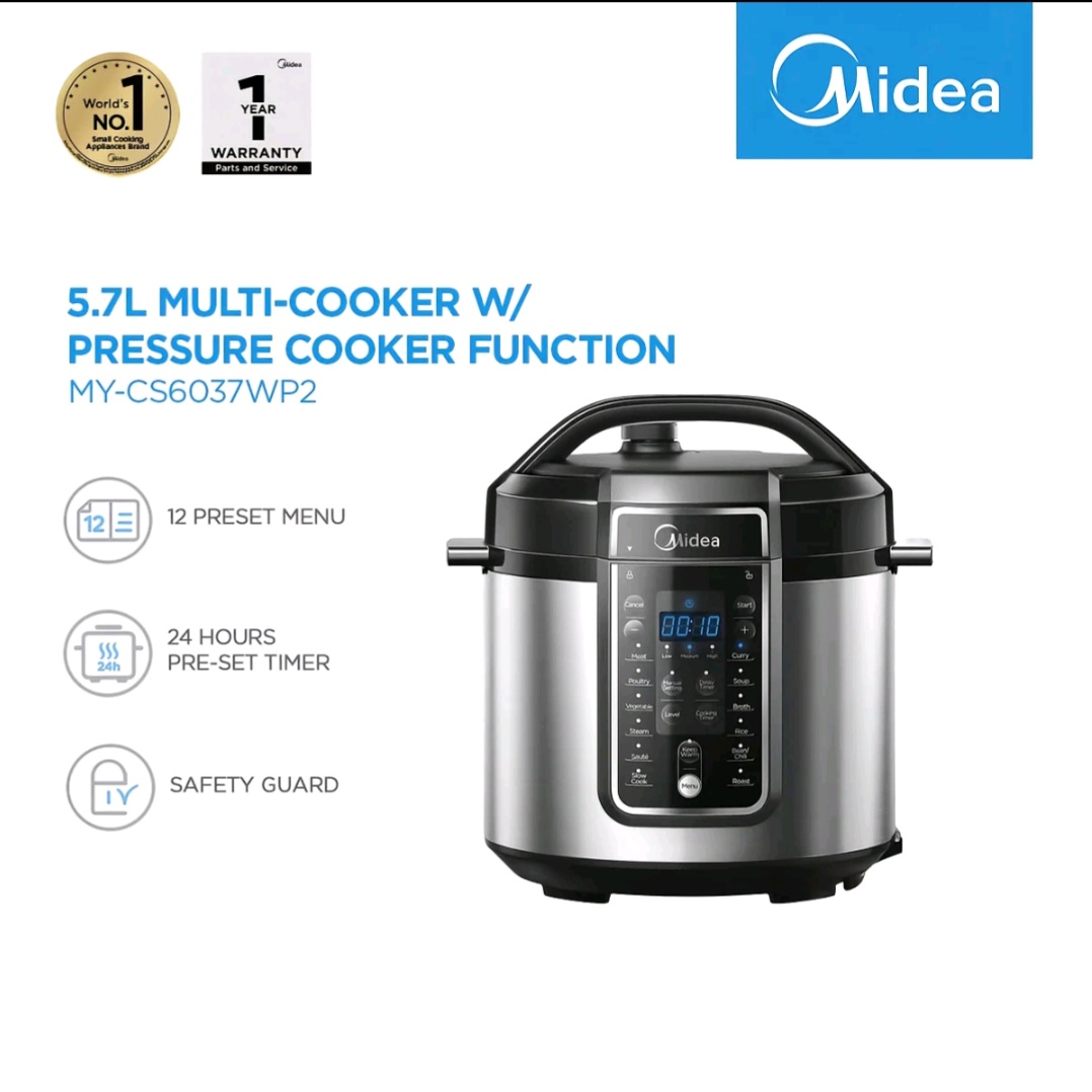 Midea 12-in-1 InnerChef 5.7L Multi-Cooker with Pressure Cooker Function