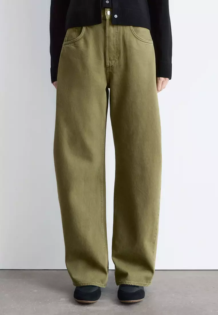 30% OFF Barrel-Leg Jeans