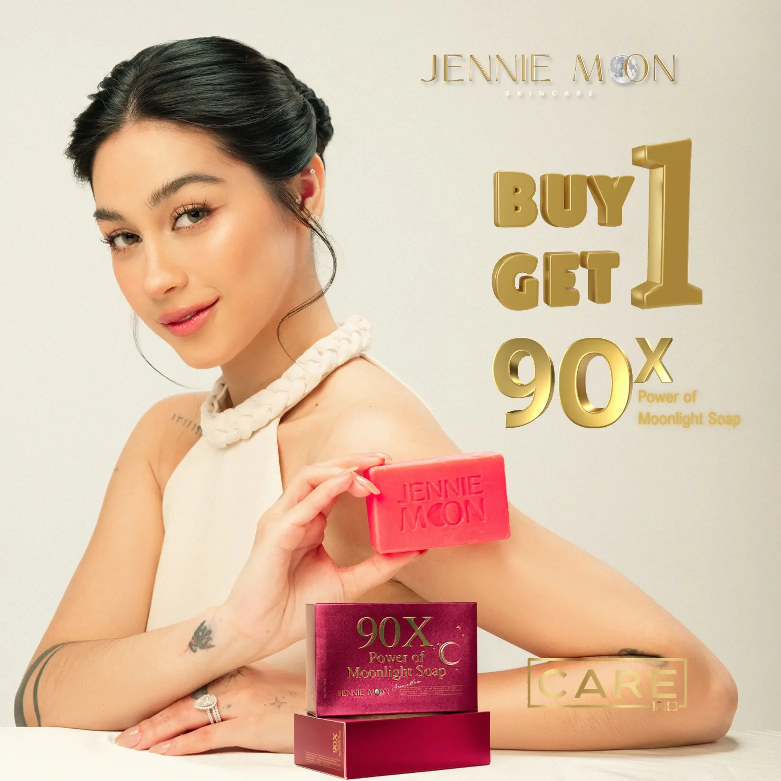 54% OFF B1T1 JENNIE MOON 90X Power of Moonlight Soap 160g