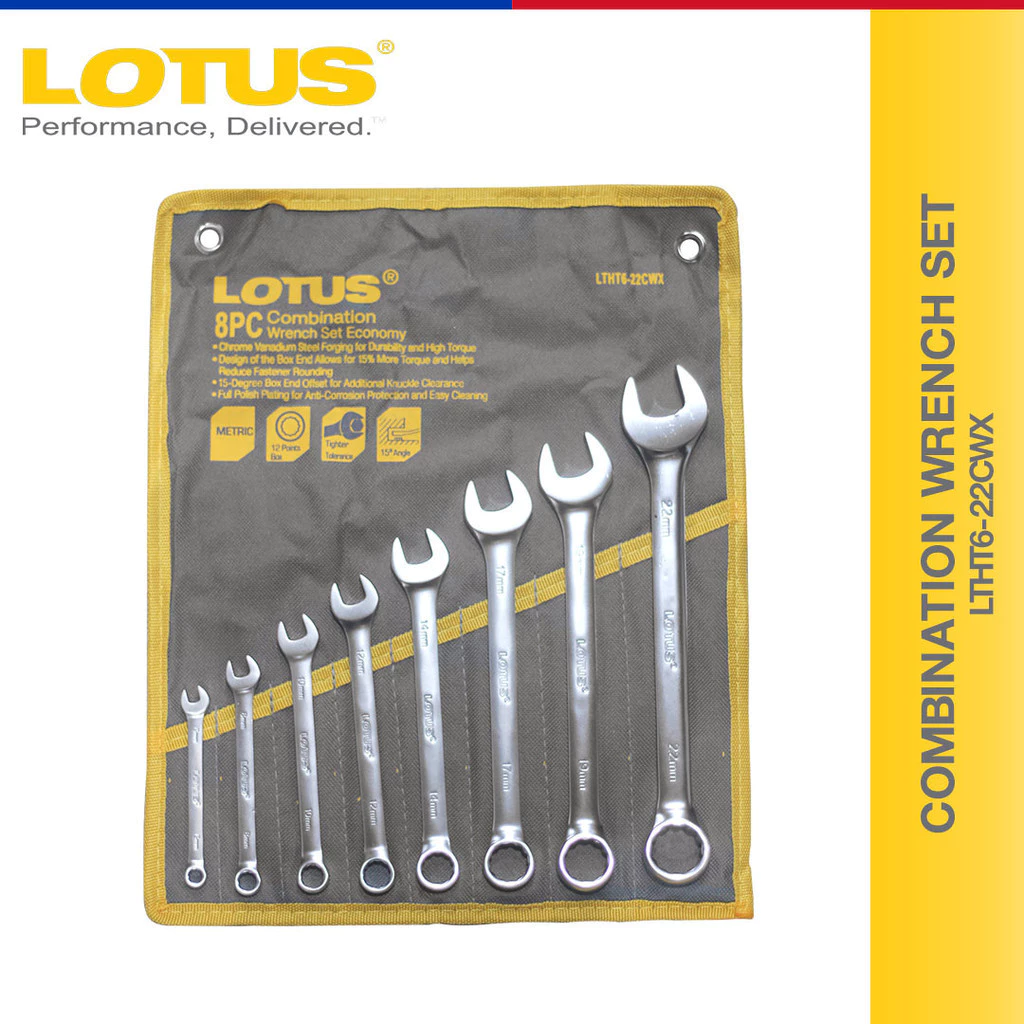59% OFF Lotus Combination Wrench Set | LTHT6-22CWX - Mechanic Tools