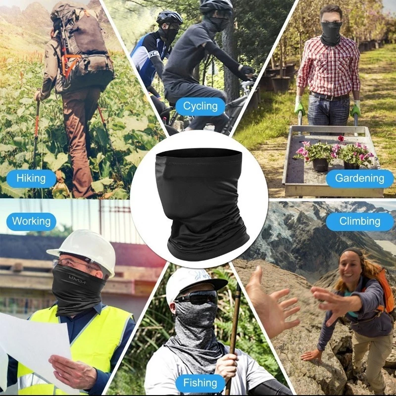 28% OFF Cycling Face Mask Summer Sun Protection Ice Headscarf Outdoor Fishing Face Mask Multi Bicycle Mask