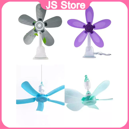 49% OFF Asseenontv #Clip Fan&Ceiling Fan With 5 Blades Electric Fan Household Hanging Fan 12CM&15CM