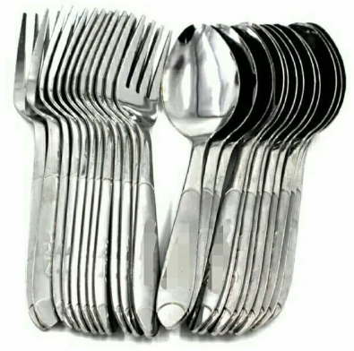 59% OFF (COD) 12Pcs stainless steel spoon and fork/spoon and fork/spoon/fork/stainless steel spoon and fork