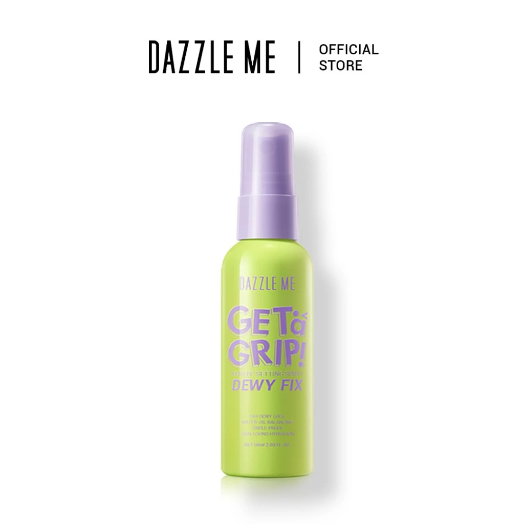 53% OFF MOST LOVED! | DAZZLE ME Get a Grip! Makeup Setting Spray | Setting Spray Facial Mist - Duo