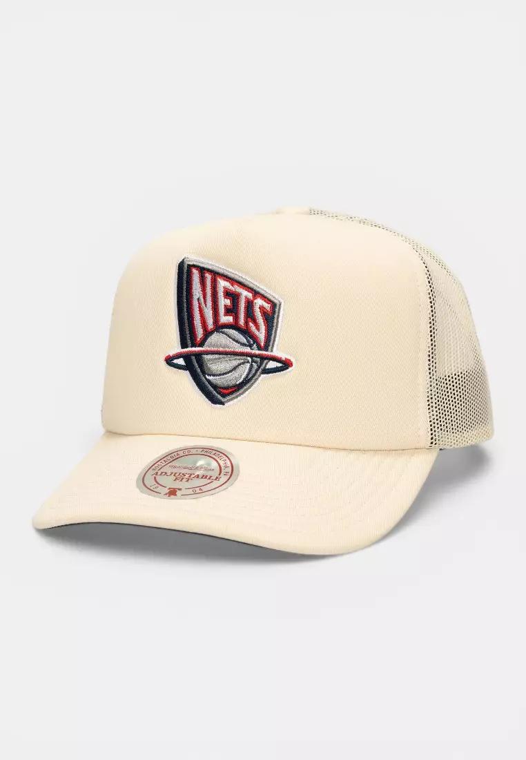 25% OFF Mitchell & Ness New Jersey Nets Evergreen Trucker Snapback Cap