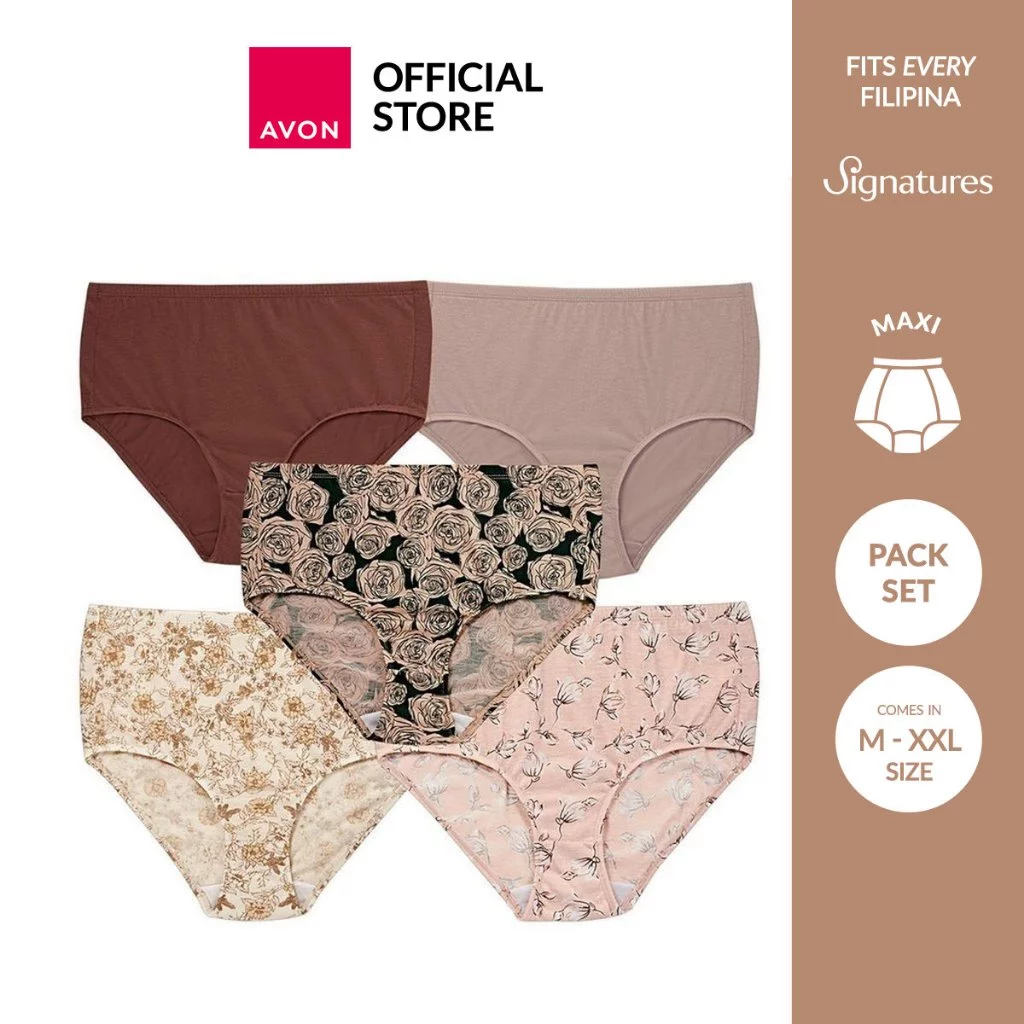 16% OFF AVON INTIMATES | SIGNATURES Cathy 5-In-1 Maxi Panty (5pcs/Pack) | Women's