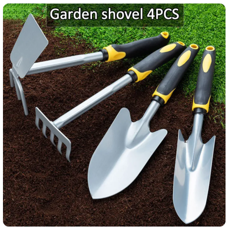 48% OFF Garden Tool Set Heavy Duty Garden Trowels Cast Aluminum Garden Hand Shovels with Non Slip Rubber Grip Idea for Transplanting Weeding Digging Planting Shovel Rake Hoe Gardening Tools garden shovel