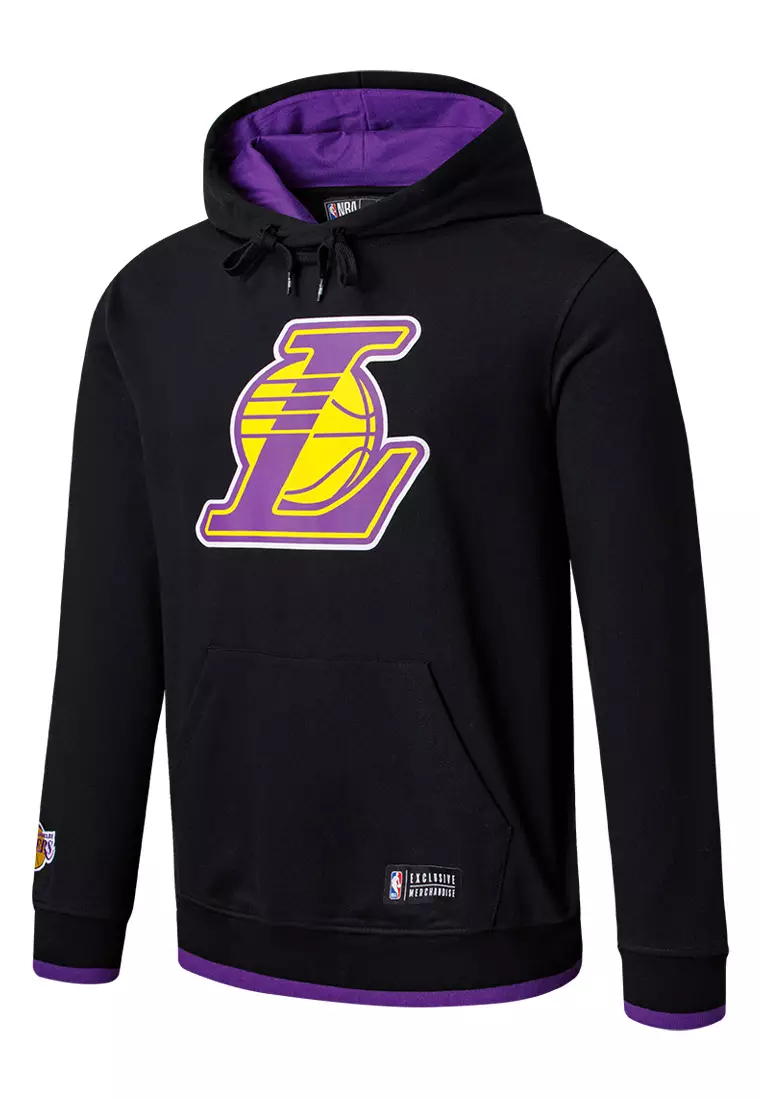 30% OFF NBA Basics Primary Logo Los Angeles Lakers Mens Hoodie