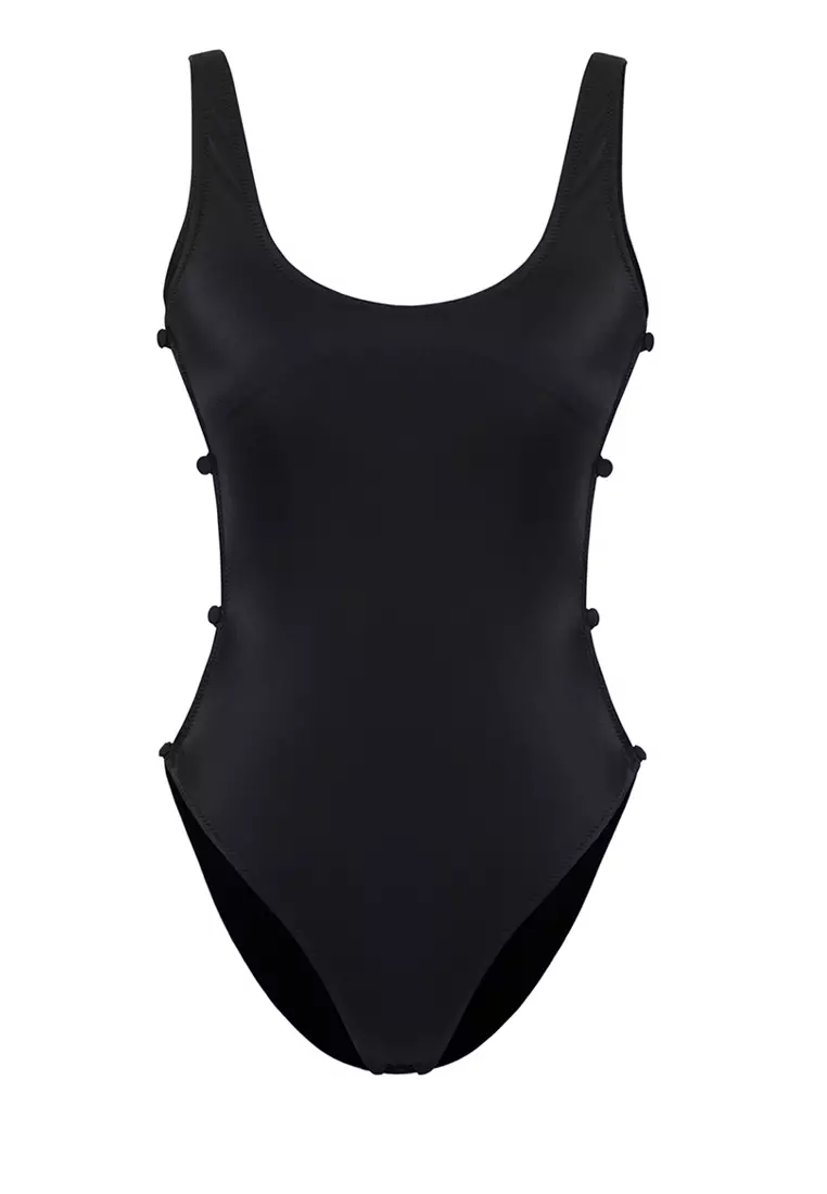 83% OFF Cut Out Detail Swimsuit