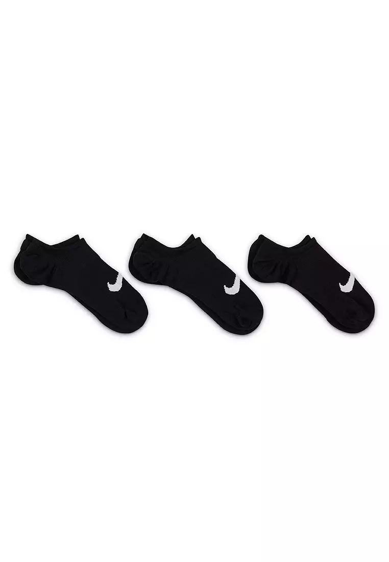 47% OFF NIKE Everyday Plus Lightweight Training Footie Socks (3 Pairs)