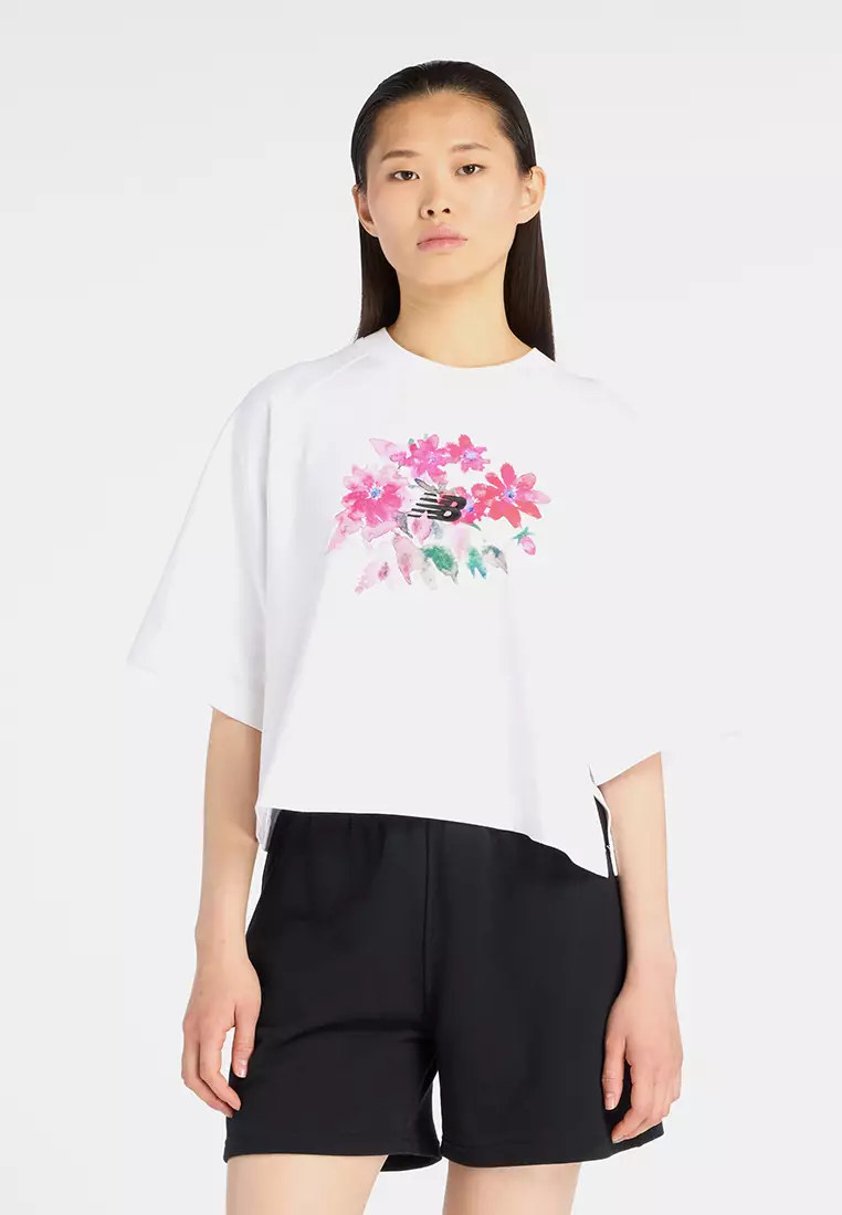 49% OFF New Balance Watercolor Boxy T-Shirt