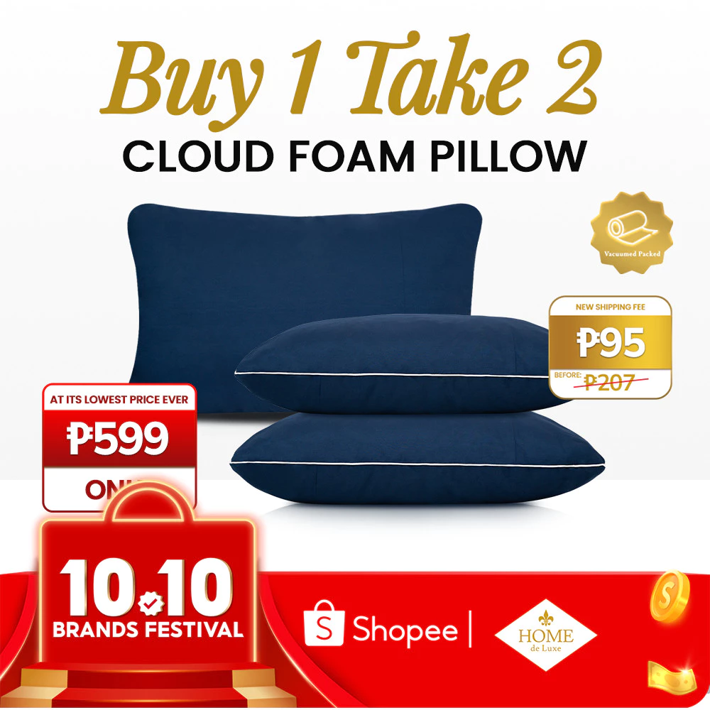 74% OFF 𝐁𝐔𝐘 𝟏 𝐓𝐀𝐊𝐄 𝟐 - Cloud Korean Foam Pillow - 𝐇𝐨𝐦𝐞 𝐝𝐞 𝐋𝐮𝐱𝐞 Soft & Comfortable (Standard/Queen)
