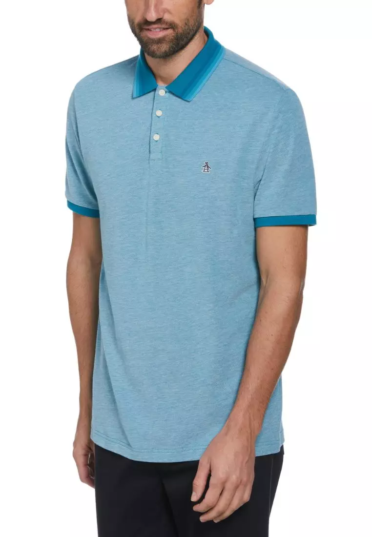 33% OFF Original Penguin Birdseye Pique Polo Degrade Tipping