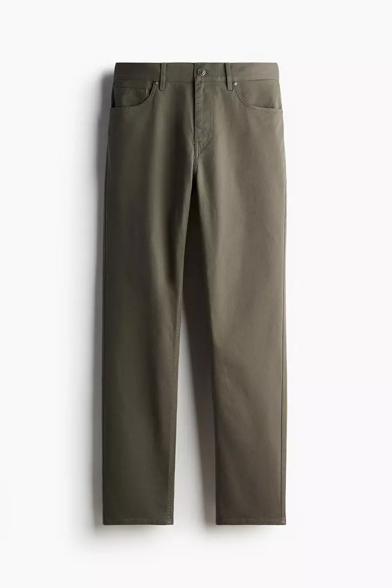 20 %OFF Slim Fit Cotton twill trousers