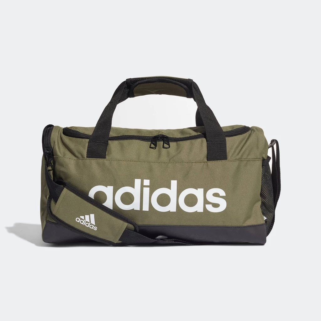 35% OFF adidas Lifestyle Essentials Logo Duffel Bag Extra Small Unisex Green H35661