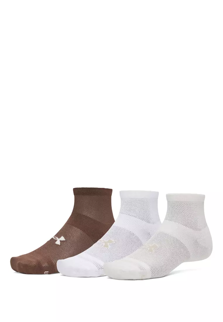 26% OFF Essential Mesh 3-Pack Quarter Socks