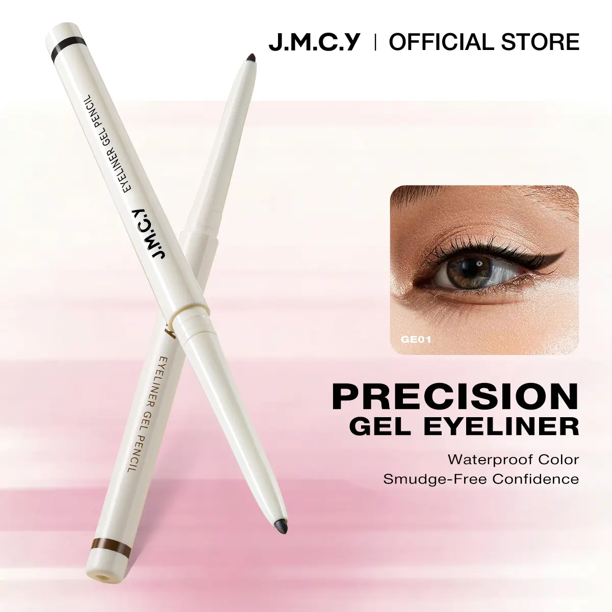 80% OFF 【Makeup Artist Approved】JMCY Smooth Color-Lock Gel Eyeliner – Beginner-Friendly Easy to Use Ultra-Smooth Glide Waterproof Sweat-Resistant Smudge-Proof & Long-Lasting with Intense Color Payoff