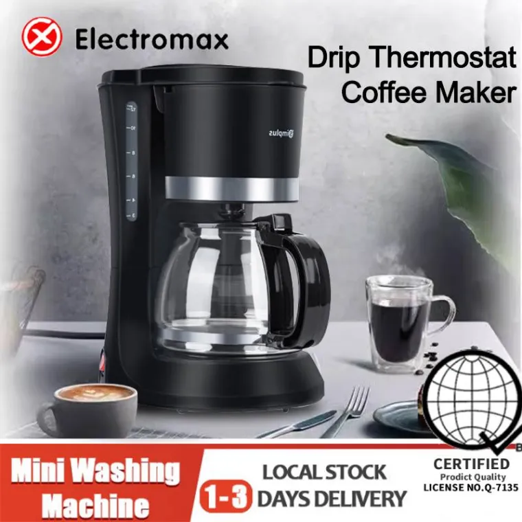 25% OFF （Support COD）Simplus Drip Coffee Maker American Coffee Maker Coffee Machine Portable Household Coffee Maker Electric Coffee Machine