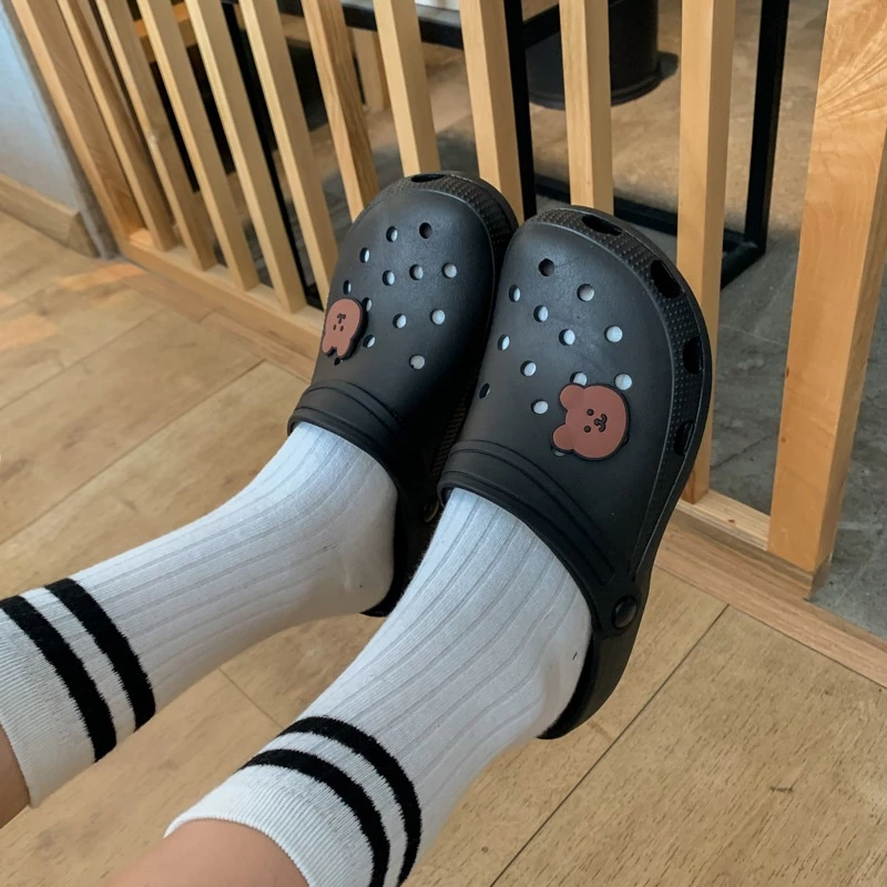 60% OFF 227 # female EVA slippers antiskid slippers dragged indoor household hollow out a word