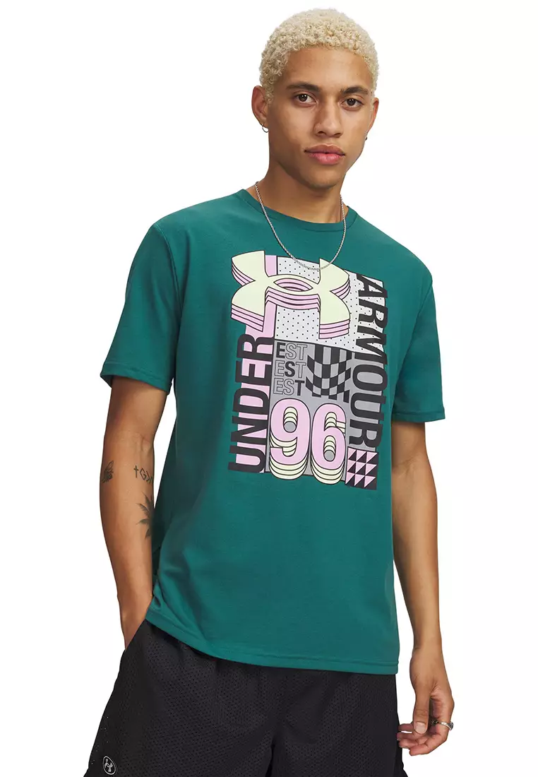 46% OFF Under Armour Logo Collage Short Sleeves T-Shirt