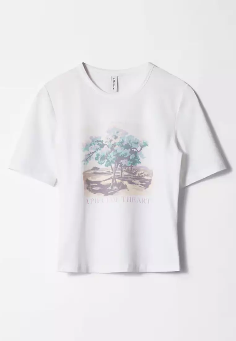 70% OFF Print T-Shirt