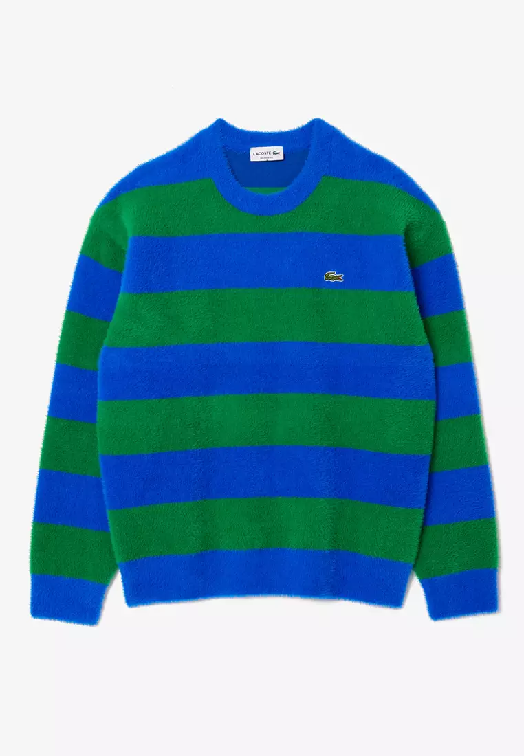 51% OFF Lacoste Striped Double Face Sweater