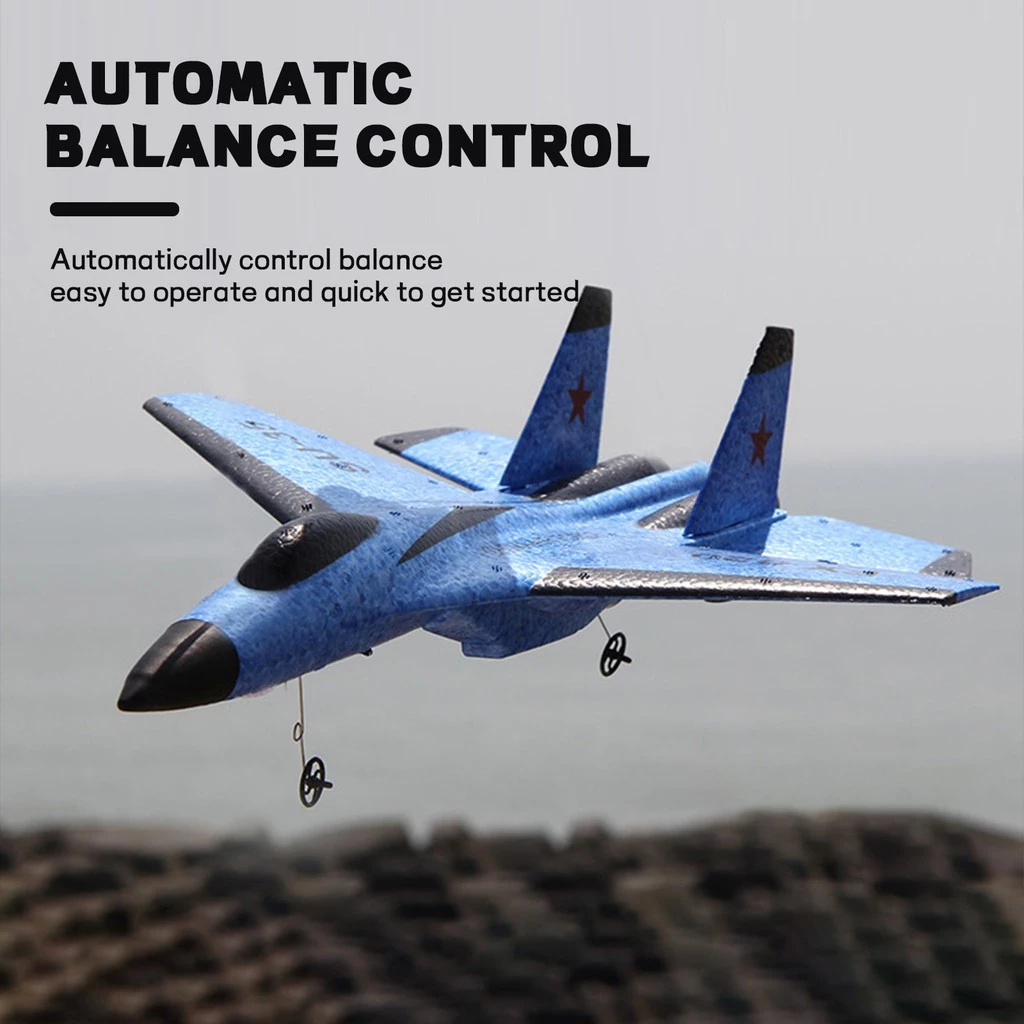38% OFF RC Airplane Drone Helicopter Fighter Toy 2.4G Remote Control Fighter Hobby Glider Airplane EPP Foam Toys RC Plane SU35-820 for Kids Gift