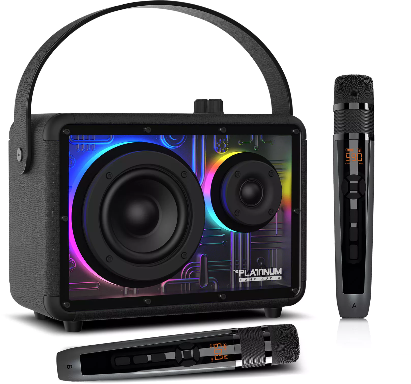 28% OFF PK Audio Apollo pro portable Bluetooth Speaker with 2 wireless microphones with effects
