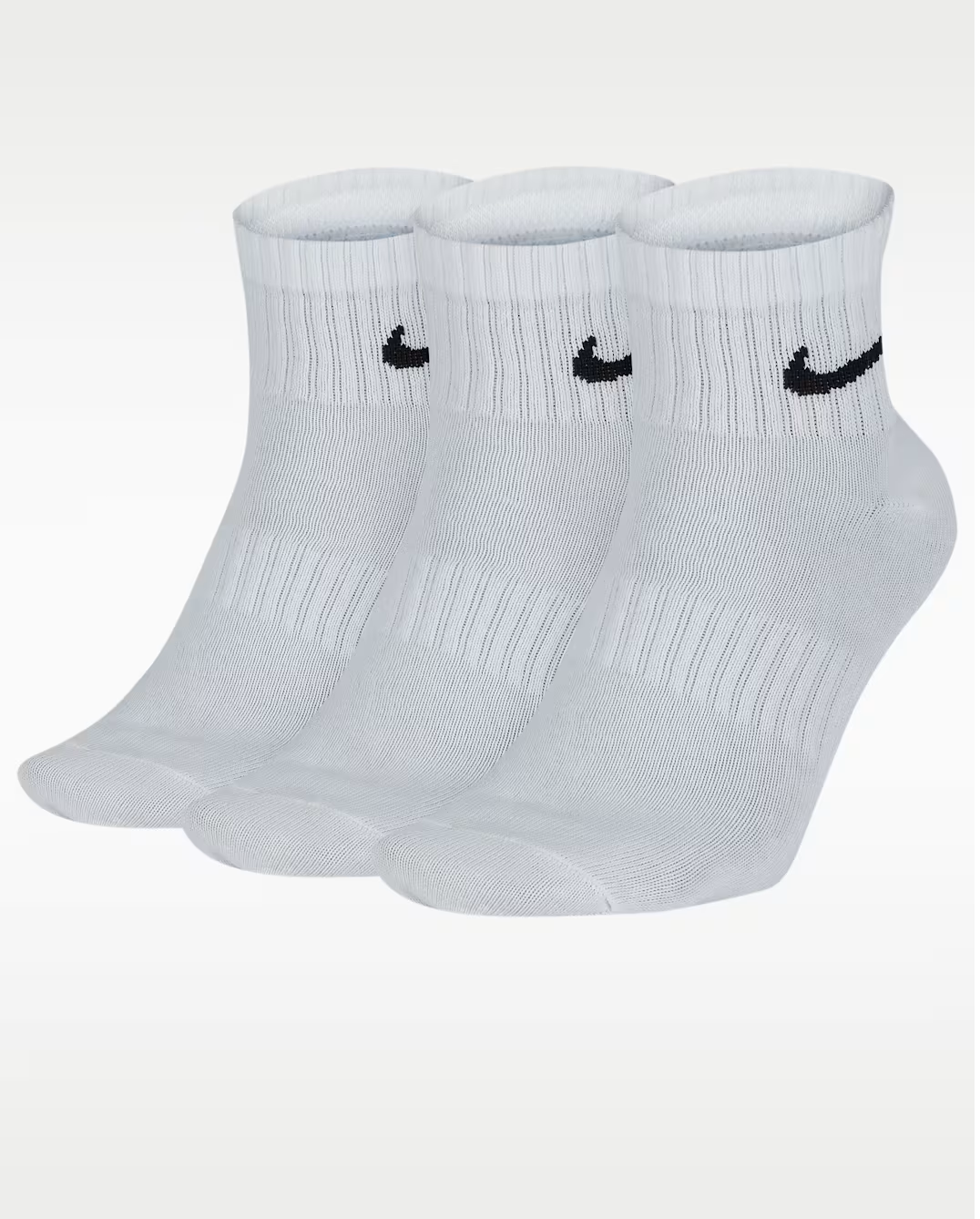 10% OFF Nike Everyday Cushioned Ankle Socks (3 Pairs) - White [SX7667-100]