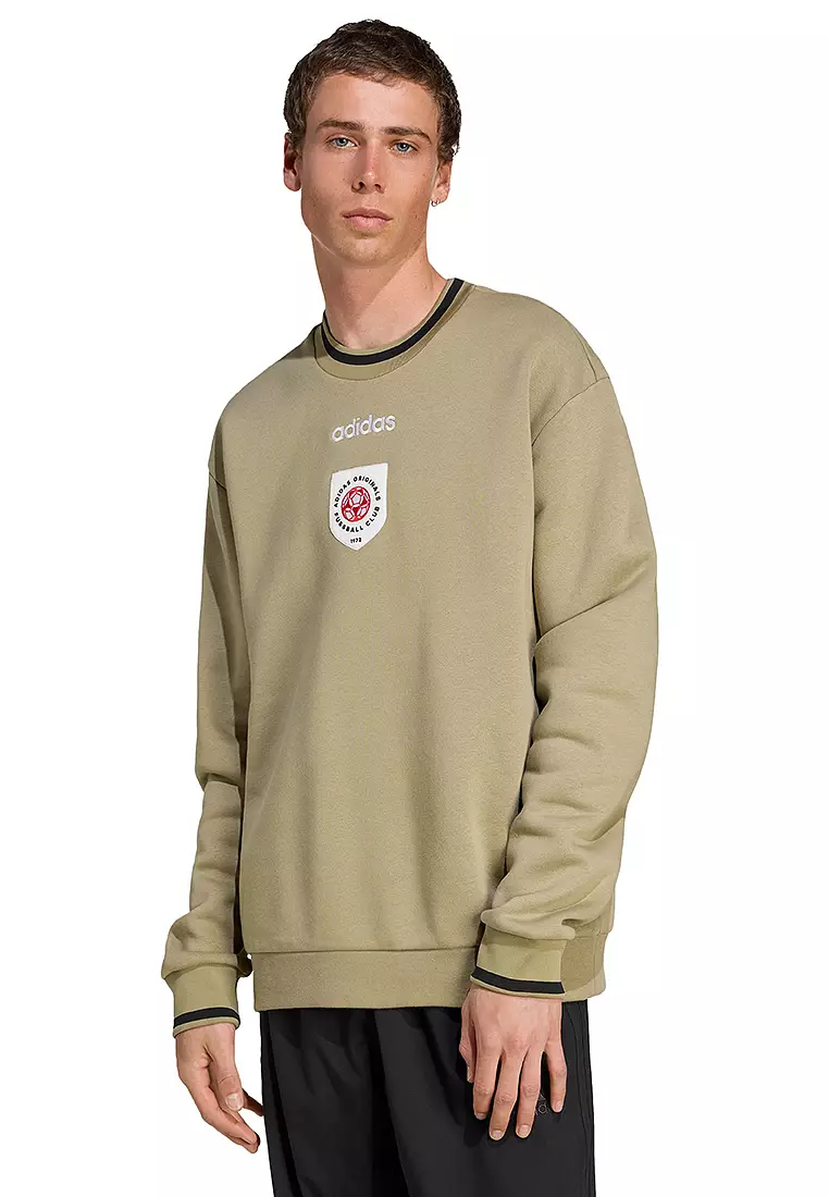 43% OFF Badge Crewneck Sweatshirt