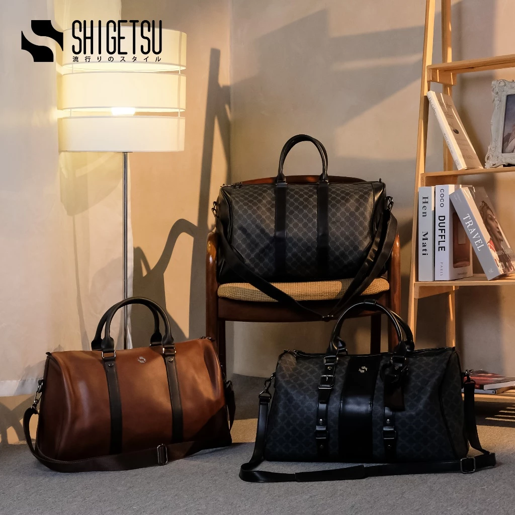 53% OFF Shigetsu Duffle Bag Collection luggage travel bag for men sling bag leather big bag body bag maleta