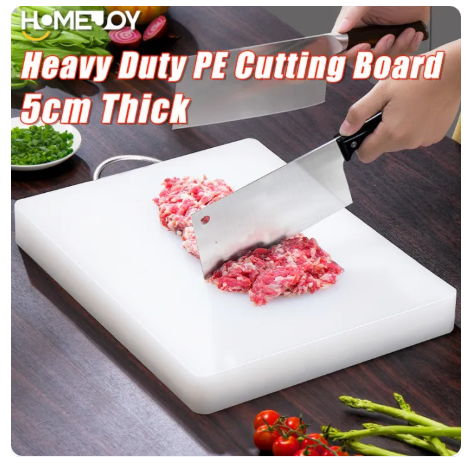 43% OFF Heavy Thick Chopping Board PE 5cm Thick Plastic Cutting Board Non-Slip Kitchen Chopping Pad
