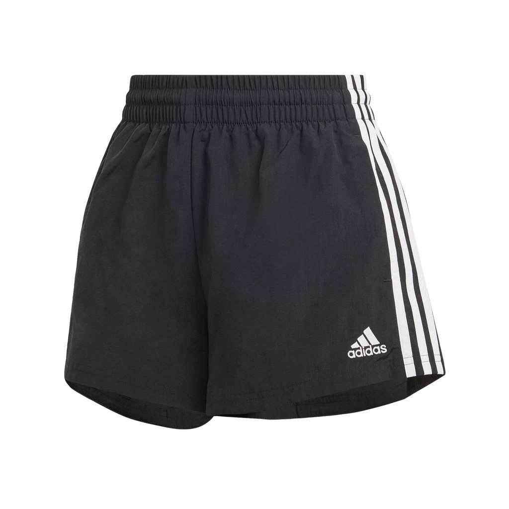 20% OFF adidas Lifestyle Essentials 3-Stripes Woven Shorts Women Black HT3397