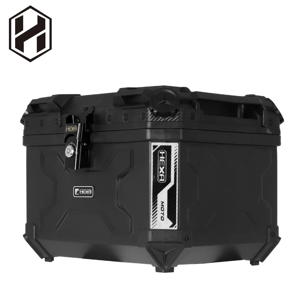 43% OFF HEXA Adventure Box 45L Motorcycle Top Box – Rugged Adventure Design, Secure Quick-Release & Premium