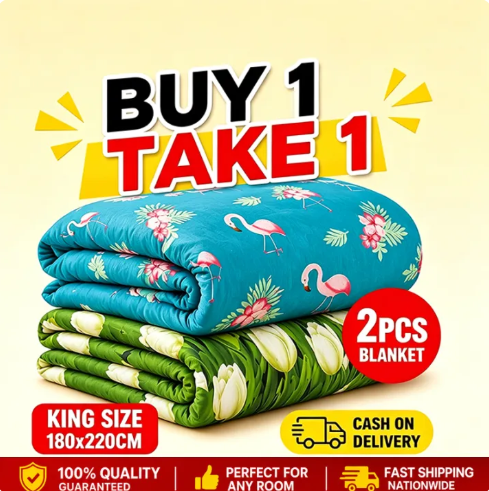 54% OFF B1T1 2PCS Yayamanin Blanket 180x220cm Malambot Lambot Soft Kumot COD Fast Delivery PH