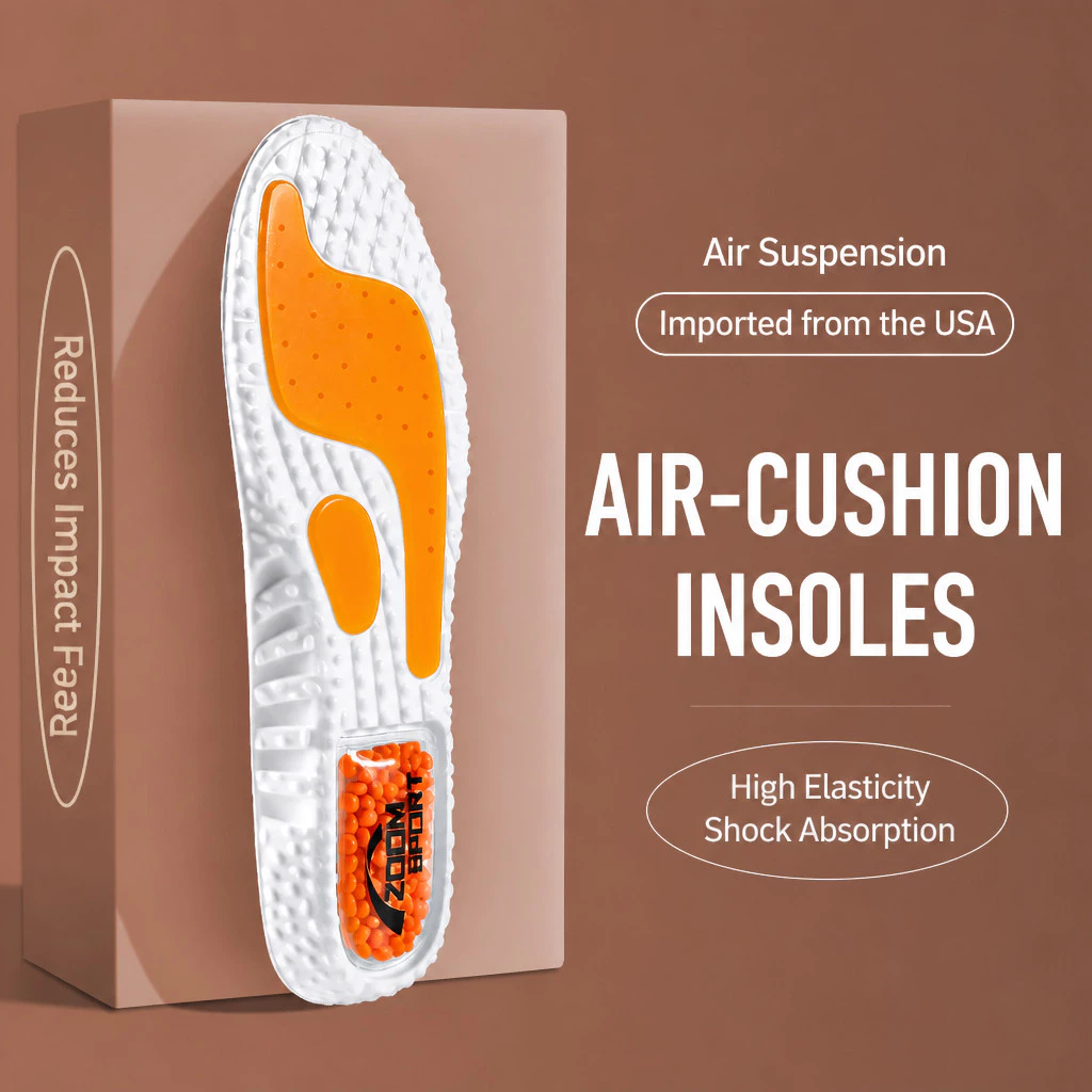 40% OFF Sports insoles, air cushions, shock-absorbing, pressure-relieving, deodorant, sweat-absorbing, breathable, men's and women's basketball