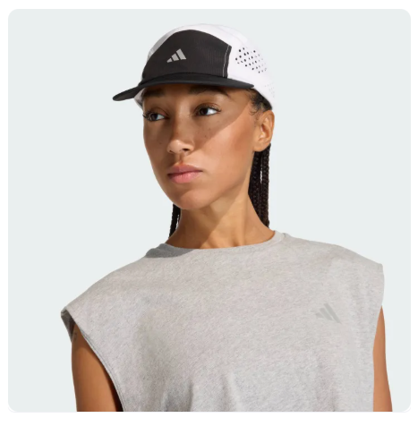 35% OFF adidas Running RUN 5-PANEL CLIMACOOL CAP Unisex Black KG6012