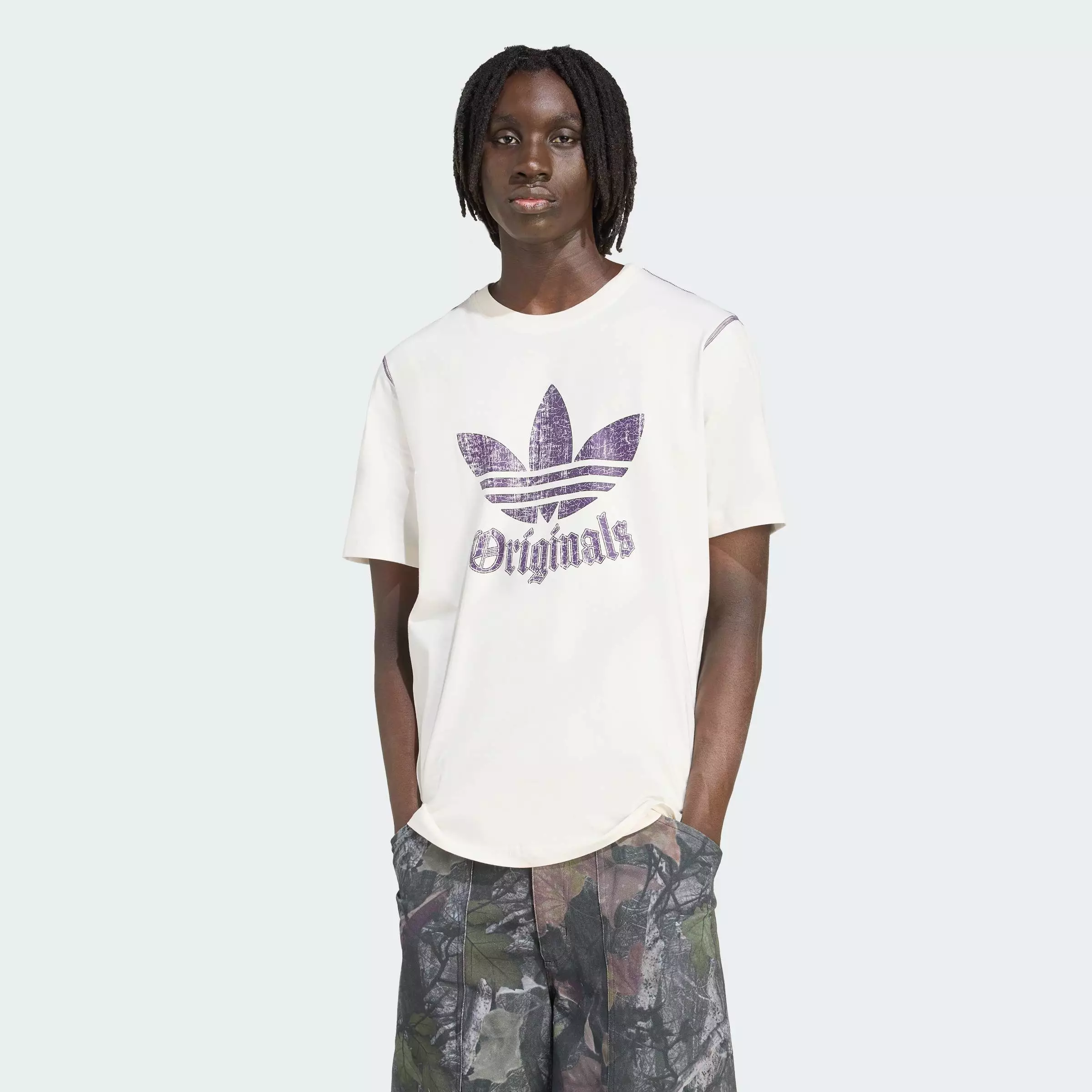 45% OFF ADIDAS Distressed Graphic Tee