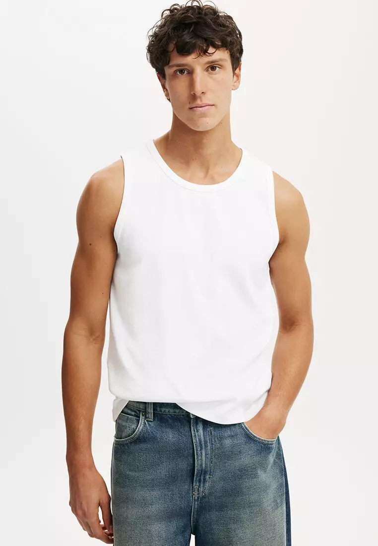 51% OFF Rib Tank Top