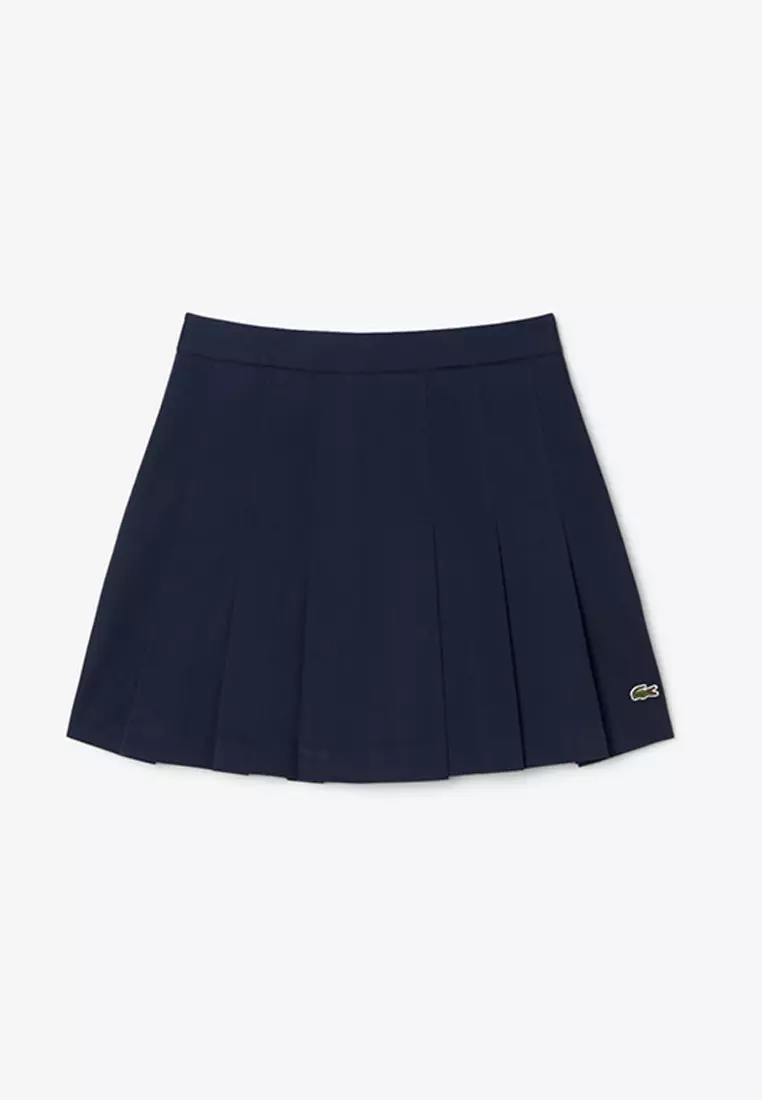 40% OFF Short Stretch Cotton Pleated Skirt