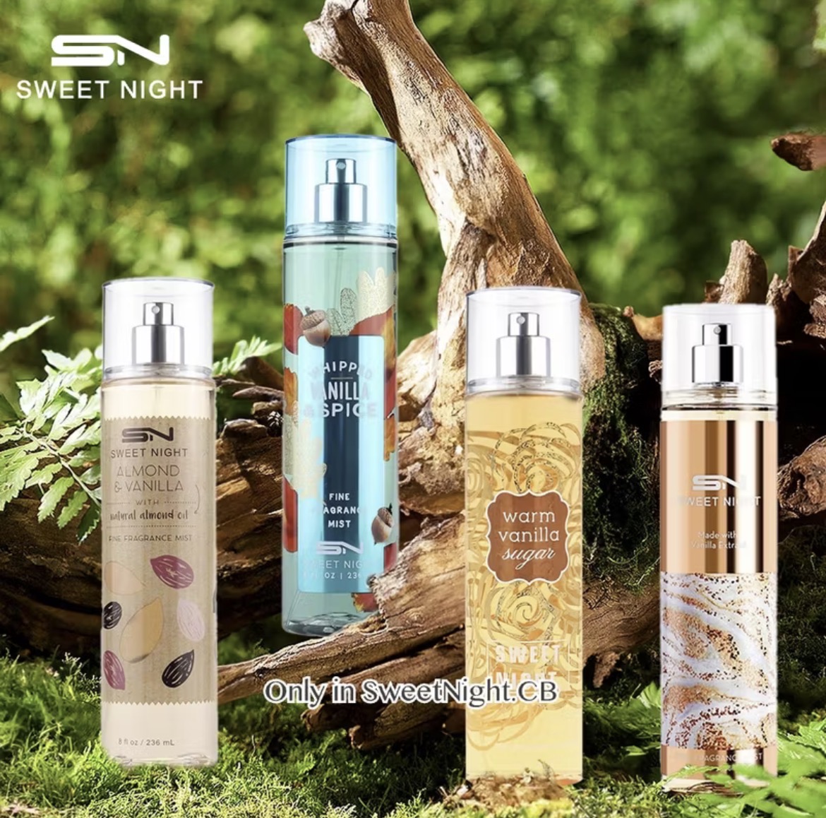 46% OFF Sweet Night Perfume Long Lasting Fragrance Vanilla Combo Fine Fragrance Mist Perfume 236ml