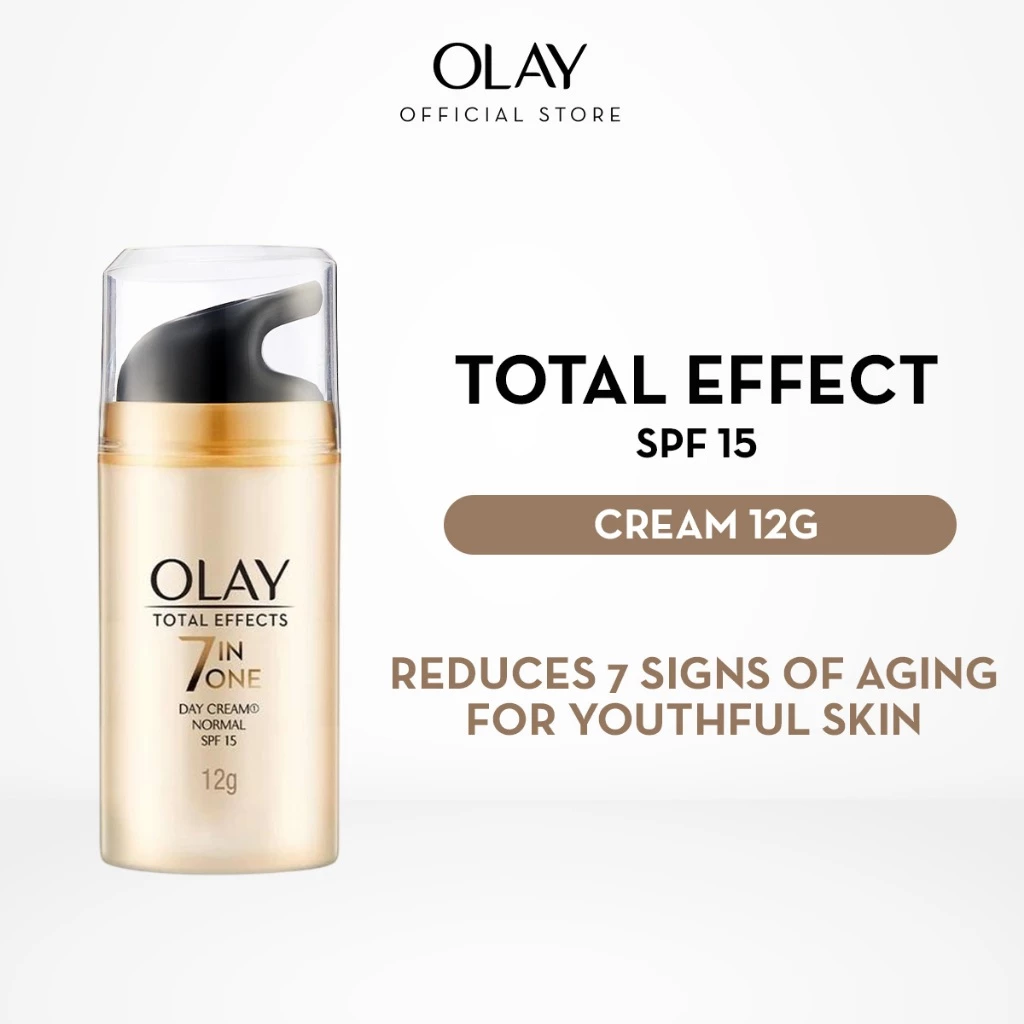 21% OFF Olay Total Effects Niacinamide Anti Aging 7-in-1 Day Cream Moisturizer with SPF 15 Skincare 12g