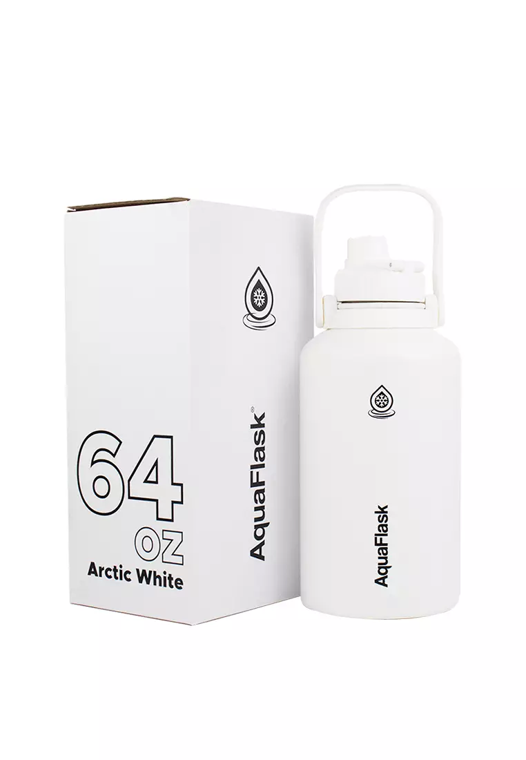62% OFF 64oz Wide Mouth Water Bottle Arctic White V2