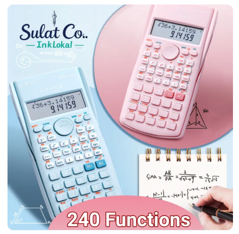 32% OFF Scientific Function Calculator - Essential School Stationery for Math & Science Studies