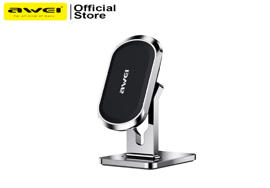 55% OFF Awei X19 Car Mount Holders Portable Universal Magnetic Metal Mini Stand Car Phone Holder